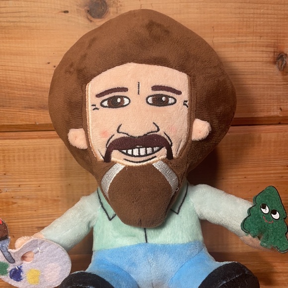 Bob Ross Artist plush "Happy Trees' ! - Picture 5 of 8